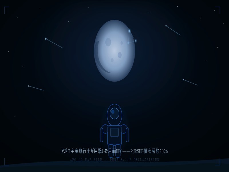 アポロ宇宙飛行士が目撃したUFO——PURSUE機密解除で明かされた月面任務3ミッションの証言